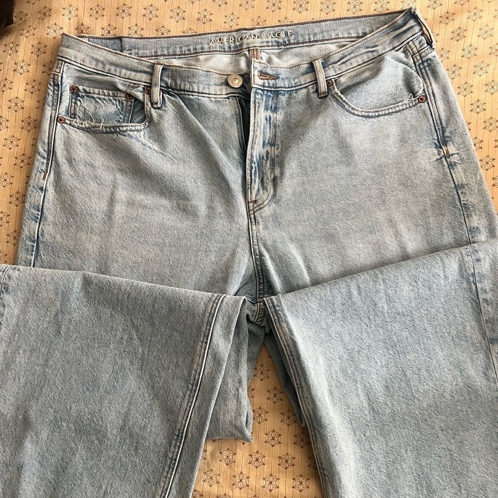 American Eagle wide leg jeans size 18